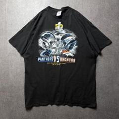 DELTA スーパーボウル50 アメフト　NFL ヘルメットイラスト　黒　XLのサムネイル