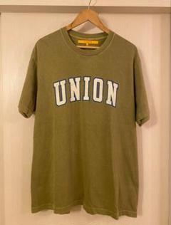 UNION ロゴプリント Tシャツ オリーブのサムネイル