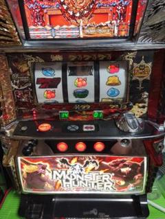 ☆送料込み☆初代モンスターハンター☆スロット実機☆不要機フル☆ 設定7基盤仕様 パチスロ モンスターハンター ワールドTM(Sモンスターハンター