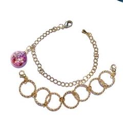ハンドメイド 2wayブレスレット レジン