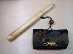 骨董・ヴィンテージ/煙草入れ 鳳凰紋唐革 鶴前金 白鶴在銘 煙管 煙管筒 2025年最新】煙管筒の人気アイテム - メルカリ