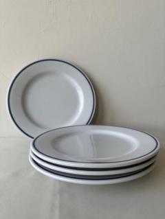 Williams Sonoma 28cm ブルーライン大皿5枚