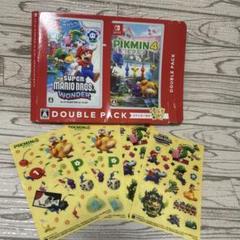 ニンテンドー　マリオ　ピクミン　ステッカー2セット