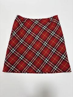 【BURBERRY】BLUE LABEL チェック タイトスカート BURBERRY チェック柄タイトスカート 36