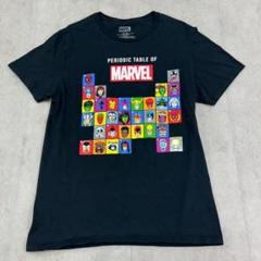 MARVEL　マーベル　元素記号　トップス　半袖Tシャツ　古着　ブラック　黒　Mのサムネイル