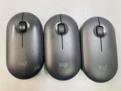 3台セットLogicool 薄型 静音 Bluetooth/USB接続 マウス