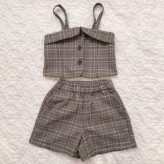 branshes＊チェックセットアップ.100cm