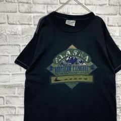 USA製90sヴィンテージTシャツ！シングルステッチ　ブラック半袖古着L26