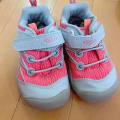 KEEN キッズスニーカー ピンク/グレー　13.5cm
