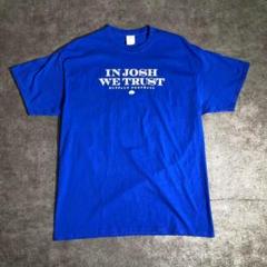 【ヴィンテージ】バッファロー フットボール 古着 プリントTシャツ ZSM5 青