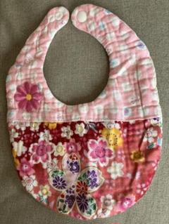 ハンドメイド⭐️スタイ⭐️リバーシブル⭐️和装⭐️いちご