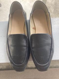 GLOBAL WORK ブラックレザー ローファー