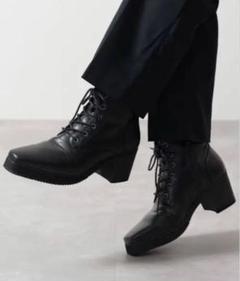 CLEL】High Sole Design Heel Boots/ハイソール デザイン ヒール