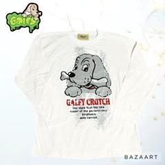 GALFY CRUTCH ガルフィー 長袖Tシャツ ロンT 白 ホワイト フリー