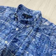 レア極美品【PoloRalphLauren】ポロラルフローレンボタンダウンシャツ