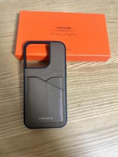 COGURE コグレ iPhone14Pro 本革 カーフレザー カード入れ