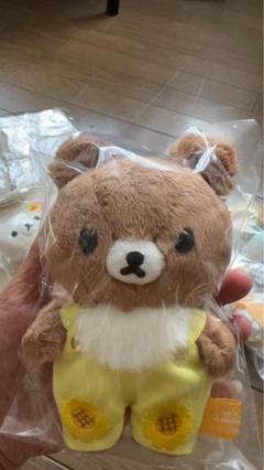 ゴッホ展　リラックマ　チャイロイコグマ　ぶらさげぬいぐるみ ゴッホ展 リラックマ【チャイロイコグマ】 ぶらさげぬいぐるみ