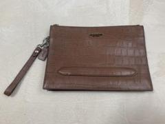コーチ COACH セカンドバッグ メンズ クラッチバッグ 本革 ブラウン