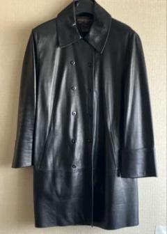 LOUIS VUITTON ブラック レザージャケット 40（M~L)のサムネイル