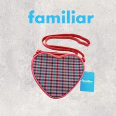 新品タグ付き familiar ハートポシェット 赤 新品タグ付き familiar ハートポシェット 赤 - メルカリ