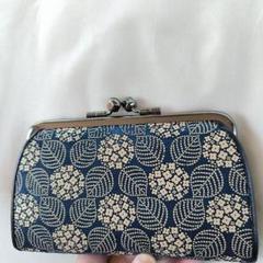 印伝がま口財布