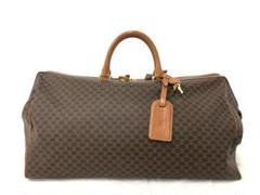 【正規品】CELINE セリーヌ マカダム柄 ボストンバッグ ハンドバッグ ❣️CELINE セリーヌ マカダム柄 トリオンフ ミニボストンバッグ