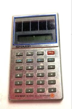 昭和レトロ シャープ SHARP 電卓販売 什器 インダストリアル