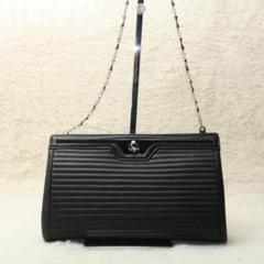 PELLE 本革 ボーダーステッチ 肩がけ ショルダー ハンド バッグ クラッチのサムネイル