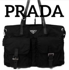 PRADA プラダ マザーズバッグ ベビーバッグ レディース ブラック