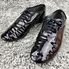 レペット　ジジ　zizi レースアップシューズ　パテントブラック 24 24.5