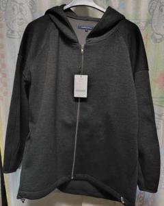 非売品TikTok長袖パーカーLサイズ ワンフォークロージング 1111clothing ジップアップパーカー
