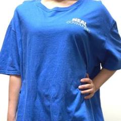 ギルダン Tシャツ NEAL COMMUNITIES ブルー 青色 XL 古着
