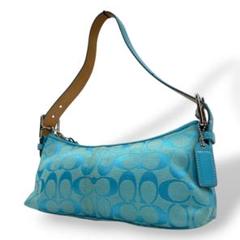 美品 COACH アクセサリーポーチ シグネチャー パープル　6371 2025年最新】コーチ 6371の人気アイテム - メルカリ