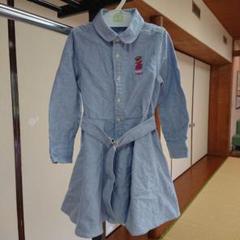 POLO 女の子 ポロベア刺繍ワンピ 90