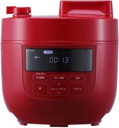 【新品】シロカ 電気圧力鍋 SP-4D151 レッド 大容量4Lモデル【時短】