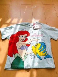 新品タグ付き♡ アリエル Tシャツ 110cm フランダー　RELA サックス