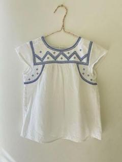 美品　BONTON 刺繍ブラウス　8A
