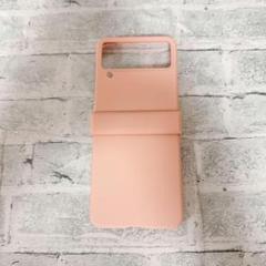 ソ　Galaxy Z Flip4 ピンク　サラサラ ピンク　折りたたみ