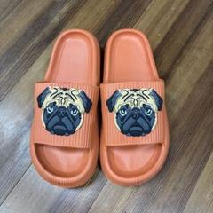 パグ　サンダル　犬サンダル　25-26センチ　新品未使用❗️ オレンジのサムネイル