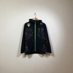 Oakley オークリー ロゴ刺繍入り総柄フルジップパーカー ゴルフウェアのサムネイル