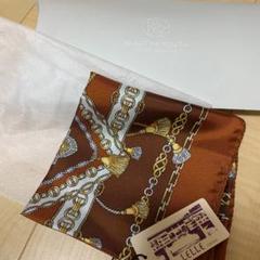 新品 LELLE レレ 大判 スカーフ シルク