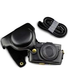 美品】SONY RX100M5A 社外バッテリー2個と皮ストラップ&皮ケース付