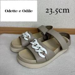 【新品未使用品】オデットエオディール　レザー編み込みミュール　サンダル　日本製 2025年最新】Odette e Odile レディース サンダル・ミュールの
