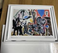 ■新品未使用■ 額入り ジークレー版画作品 ピカソ「銃士とアモール」パブロピカソ 新品未使用 パブロ・ピカソ 画家とモデル - メルカリ