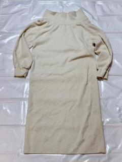【中古】 JEANASIS ニットワンピース Mサイズ トップス レディース