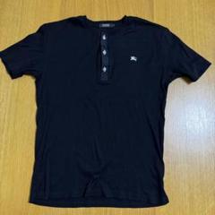 バーバリーブラックレーベル　ダークグレー 長袖ヘンリーネックカットソー BURBERRY BLACK LABEL（Tシャツ/カットソー(七分/長袖)）の
