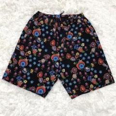 お値下げアルベロベロネイビー ハート刺繍 ショートパンツ