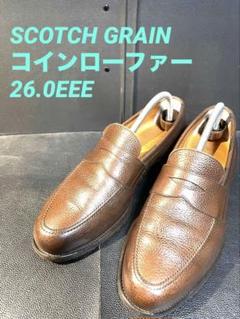 【美品】スコッチグレイン 匠シリーズ コインローファー シボ革 アノネイのサムネイル