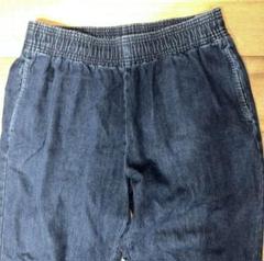 【トレンド感◎】 紐付きデニムパンツレサ イズ 濃紺