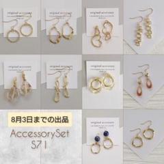 S71　期間限定　ハンドメイド　10点セット　ピアス or イヤリング